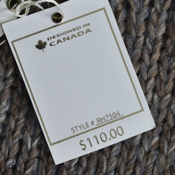 NWT DKR & Co Knit Ombre Wool Blend Sweater Brown Size Small - Picture 11 of 14